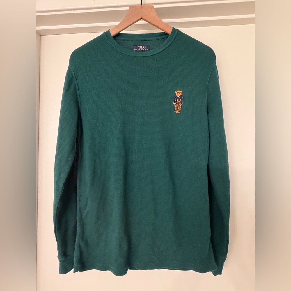 POLO RALPH LAUREN SLEEPWEAR POLO BEAR Cotton Blend Long-Sleeve